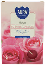 Teelichte Duft 6er Rose in Faltschachtel