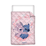 Disney Lilo und Angel rosa Tagesdecke