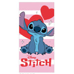 Disney Lilo & Stitch Badetuch rosa mit Herz