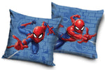 Marvel Spiderman Kissen Ziegelsteine blau - Personalisierung möglich