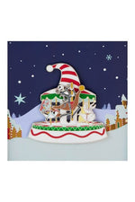 Nightmare Before Christmas by Loungefly Ansteck-Pins Christmas Town Carousel 3" Limited Edition 8 cm