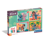 Disney Lilo & Stitch Puzzle 4 in 1