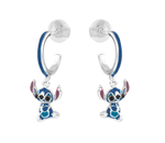 Disney Stitch Ohhringe Stitch rund mit Stitch Schmuck 925er Silber