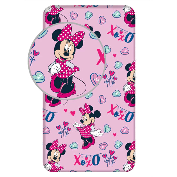 Disney Minnie XoXo Spannbettuch 90x200 cm
