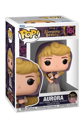 Dornröschen 65. Jubiläum Funko POP! Disney Vinyl Figur Aurora mit Eule 9 cm