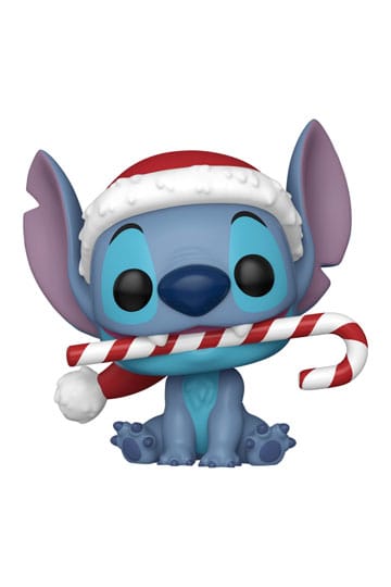 Disney POP! Vinyl Figur Holiday Stitch w/CC 9 cm