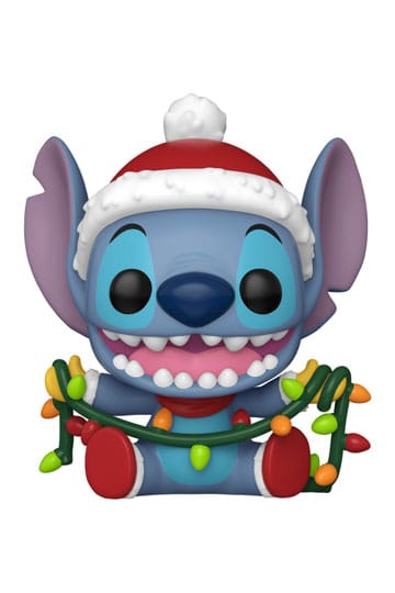 Disney POP! Vinyl Figur Holiday Stitch w/Lights 9 cm