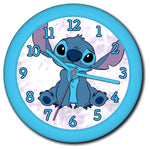 Disney Lilo und Stitch Wanduhr blau