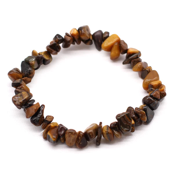 Steinarmband Chipstone Armband - Tigerauge Handgelenk oder Fußgelenk