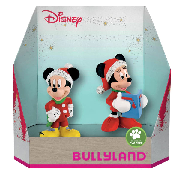 Bullyland Weihnachtsfiguren Mickey und Minnie