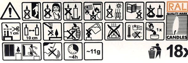 Teelichter Zimt 18er Pack