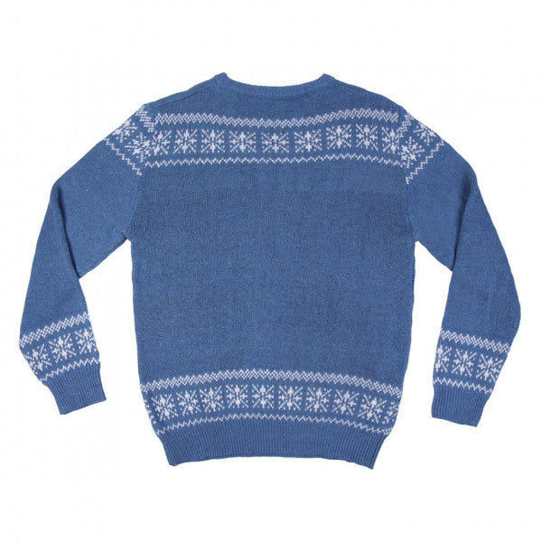 STITCH Weihnachtspullover Erwachsene blau