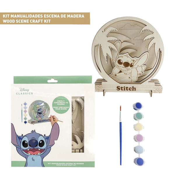 Disney Stitch Holzfiguren zum Ausmalen