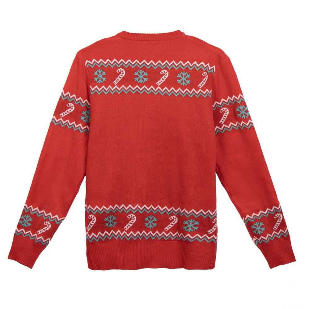 Stitch Weihnachtspullover Erwachsene rot