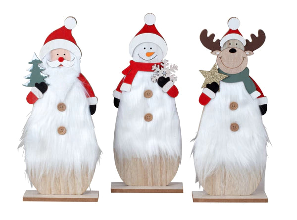Weihnachtsholzdeko verschiedene