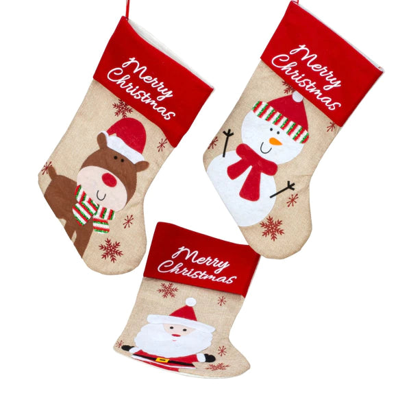 Nikolausstiefel "Merry Christmas"