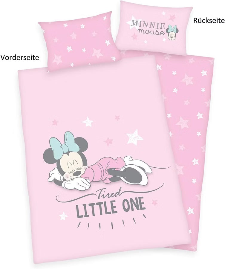 Disney Minnie Maus - Wendebettwäsche - 40 x 60 / 135 x 100 cm