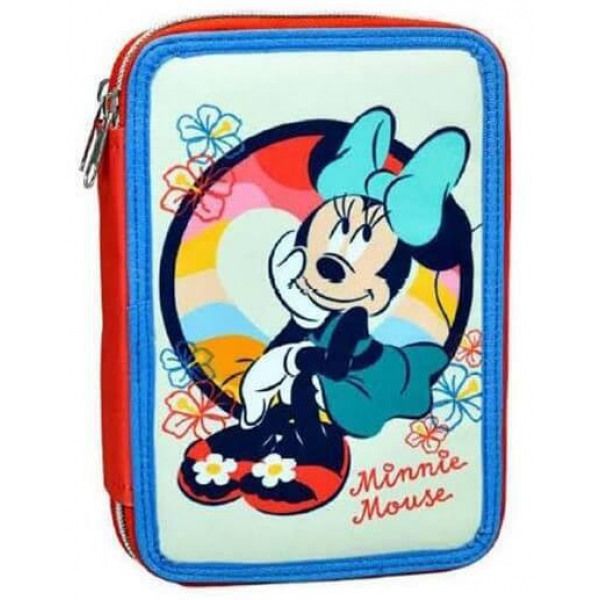 Disney Minnie Federmäppchen gefüllt 2 Etagen