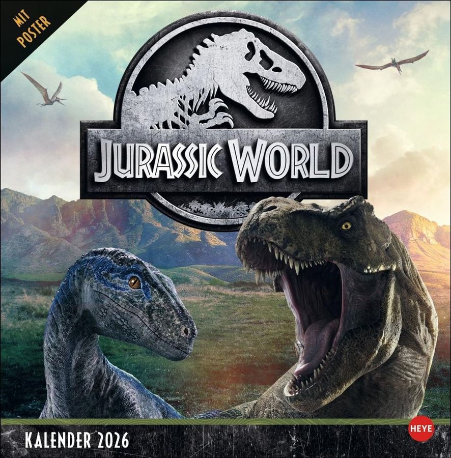 Jurassic World - Broschürenkalender 2026