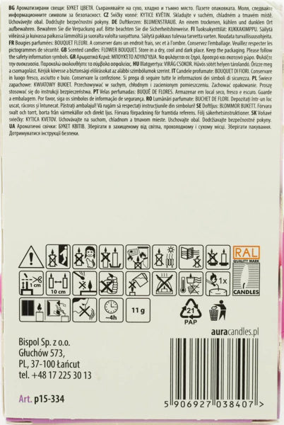 Teelichter Duft 6er Blumenstrauß neu