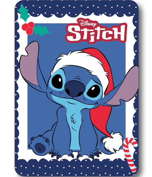 Disney Stitch Weihnachtsfleece Decke