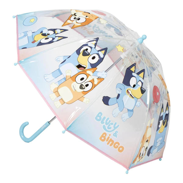 Bluey Bingo transparenter Regenschirm