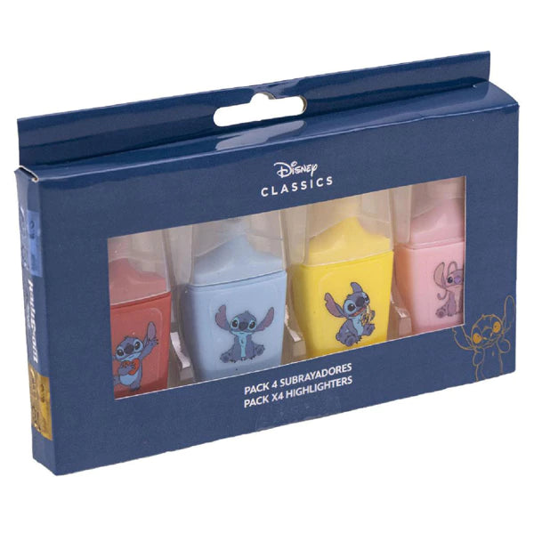 Disney Stitch Mini-Textmarker 4er-Set