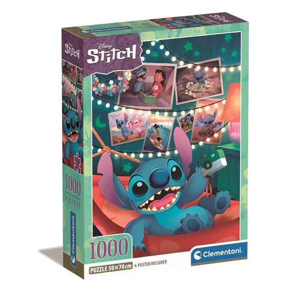 Disney Lilo & Stitch Puzzle 1000 Teile mit Lichterkette