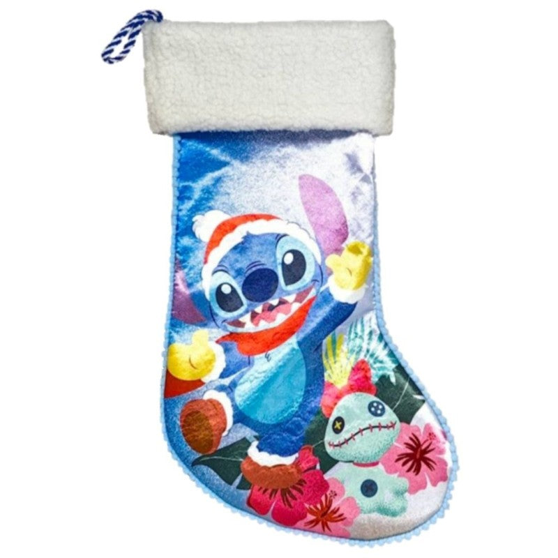 Disney Stitch Weihnachtssocke bunt 44 cm