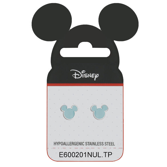 Disney Minnie Maus Schmuck Ohrstecker Edelstahl komplett türkis