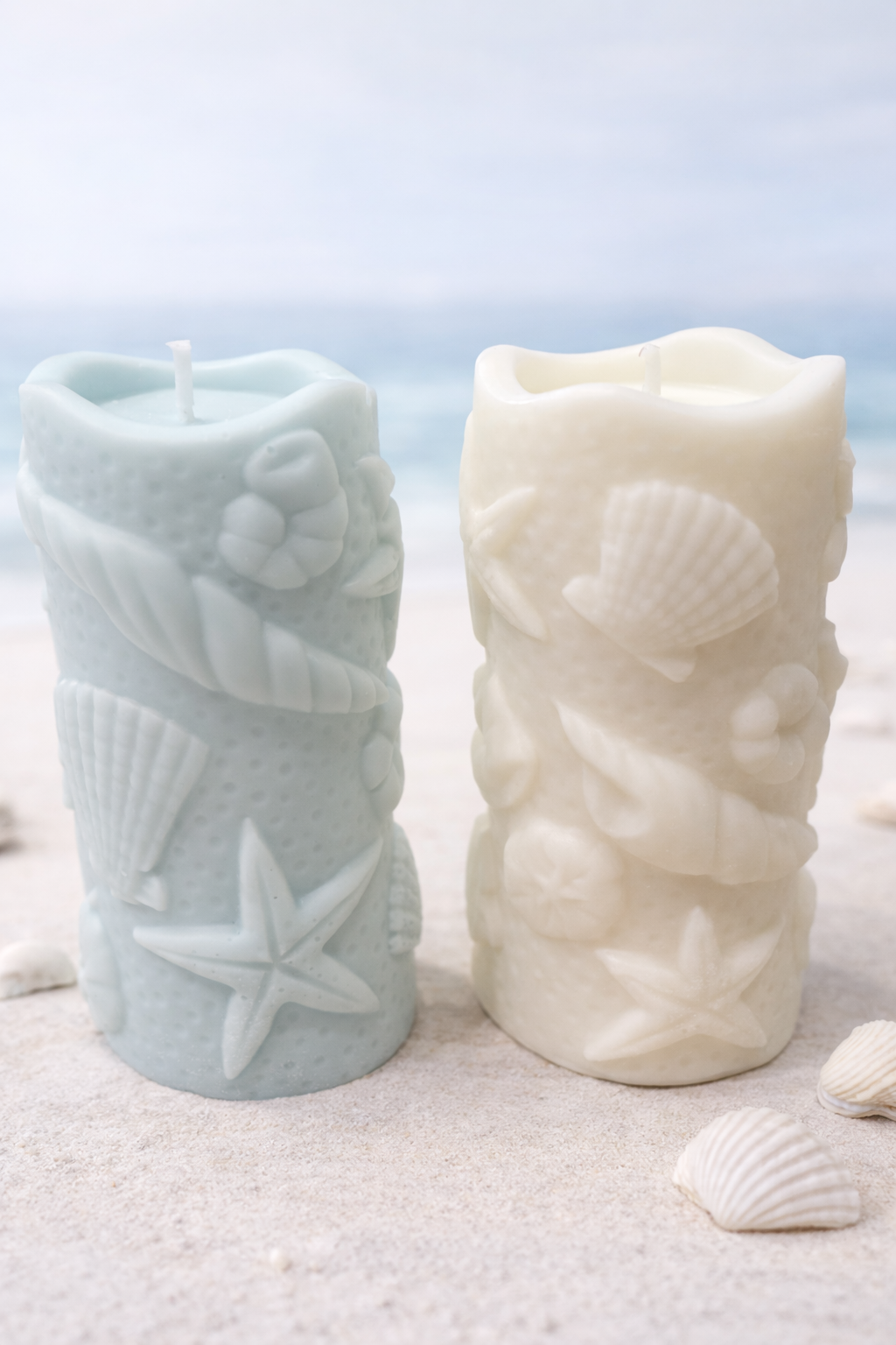 Handmade Kerze Strandliebe