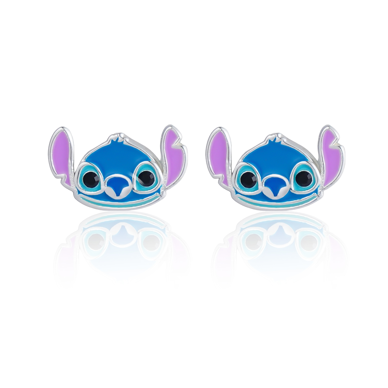 Disney Stitch Ohhringe Stitch Kopf Schmuck 925er Silbe