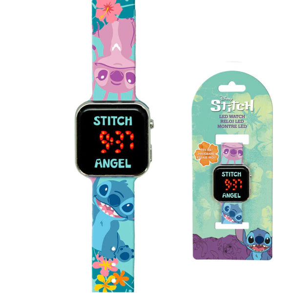 Disney Lilo und Stitch digitale LED Kinder Uhr Angel und Stitch NEU