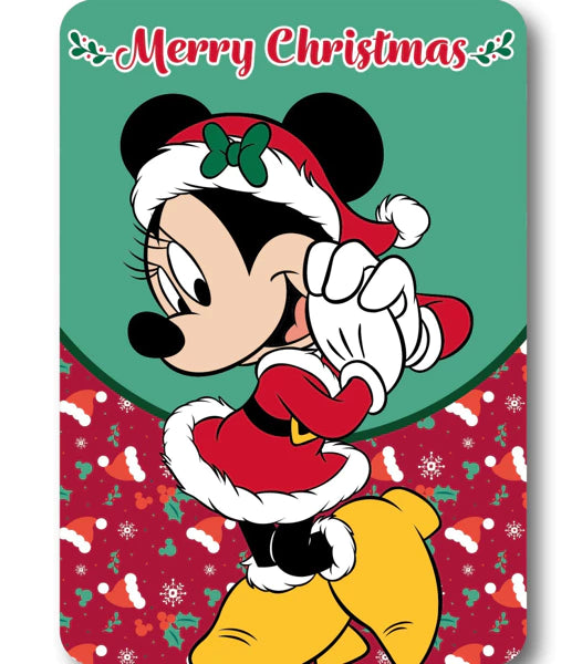 Disney Minnie Maus Weihnachtsfleece Decke