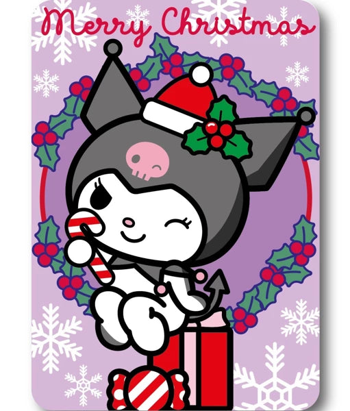Hello Kitty Kuromi Weihnachtsfleece Decke