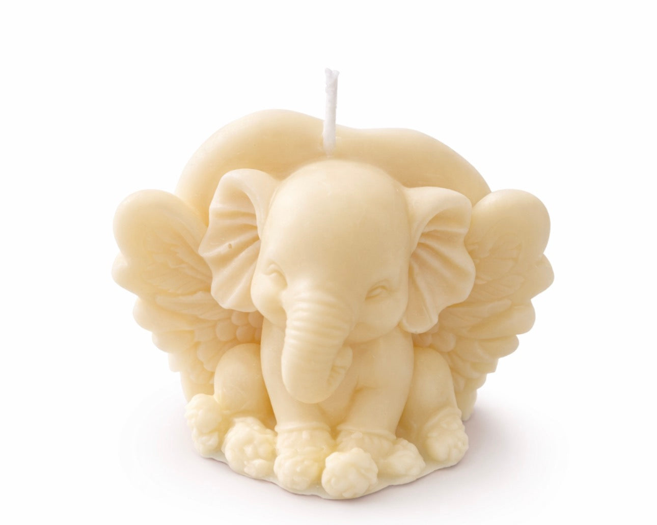 Handmade Kerze Elefant Engel