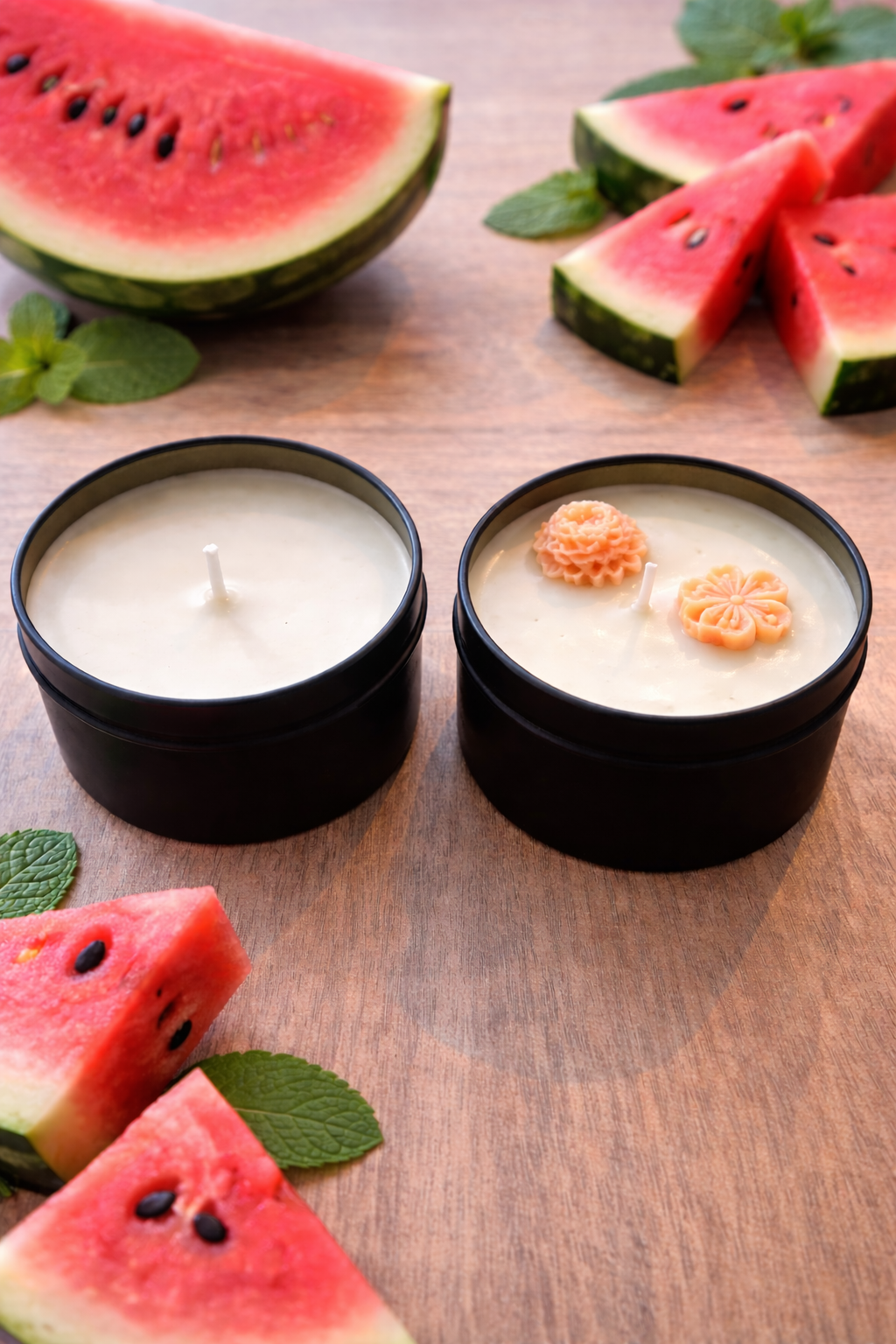 Duftkerze Melonenkuss Handmade -Sommerkollektion