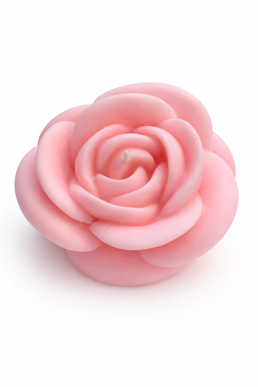 Handmade Kerze Rose groß