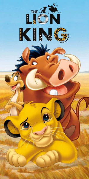 Disney der König der Löwen Badetuch Timon & Pumbaa