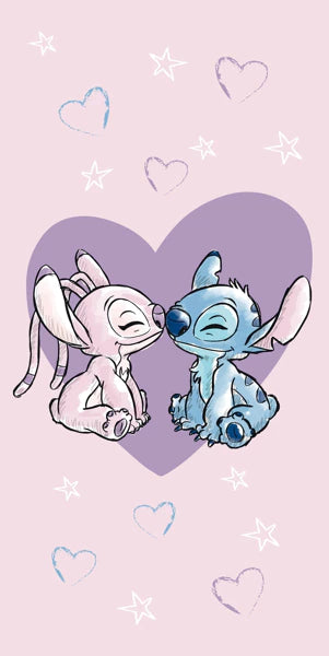 Disney Lilo & Stitch Handtuch Angel Herz