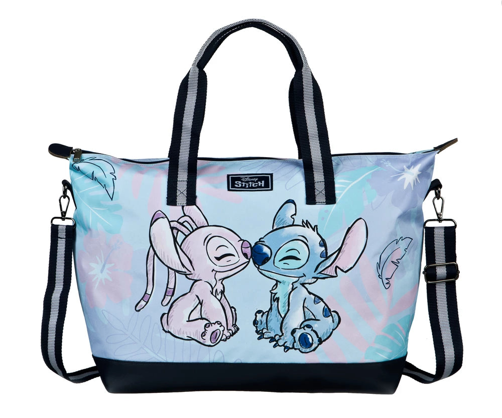Disney Lilo & Stitch Tragetasche blau mit Angel