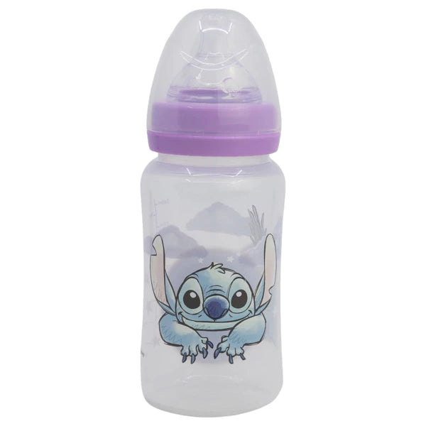 Disney Lilo & Stitch Weithalsflasche  240 ml Silikonsauger 3 Positionen