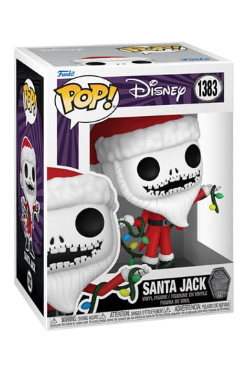 Nightmare before Christmas 30th POP! Disney Vinyl Figur Santa Jack 9 cm