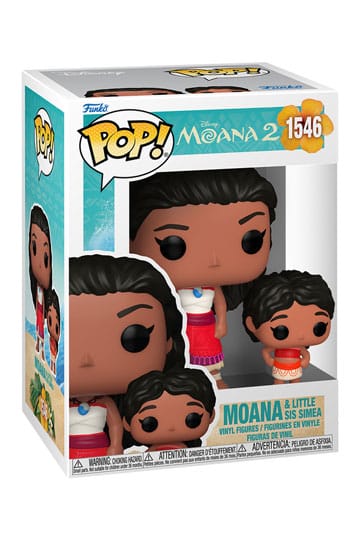 Disney Vaiana 2 Moana & Little Sis Funko POP! Vinyl Figur 9 cm Nummer: 1546