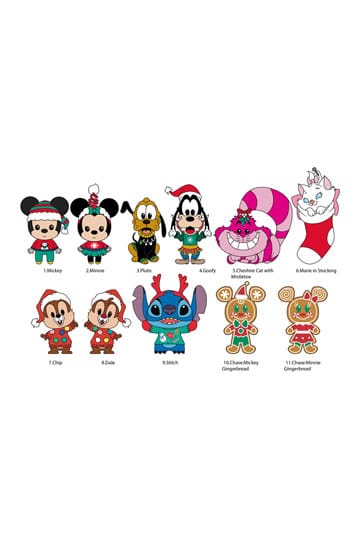 Disney 3D PVC-Taschenanhänger Series 59 Weihnachten