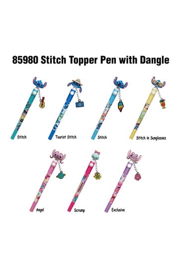 Disney Lilo & Stitch 3D Head Topper Spinning Pen