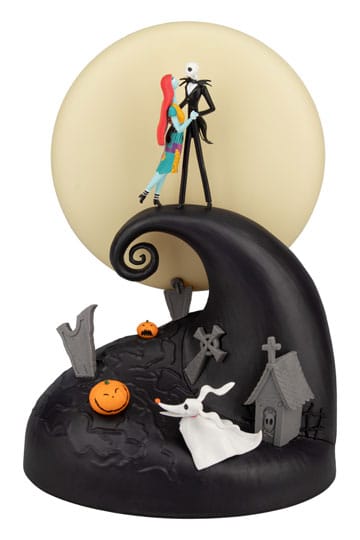 Nightmare before Christmas Diorama-Leuchte Jack & Sally
