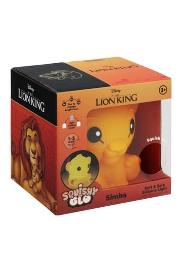 Disney Squishy Glo Silikon-Leuchte König der Löwen Simba 15 cm