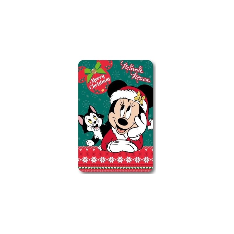 Fleecedecke Minnie Disney Weihnachten