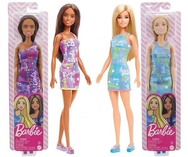 Barbie Puppe mit Sommerkleid 2-fach sortiert